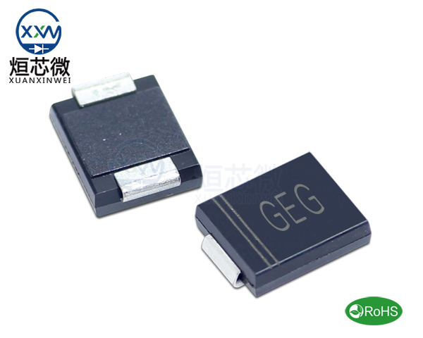 SMCJ13A參數,TVS二極管SMCJ13A瞬態(tài)抑制二極管