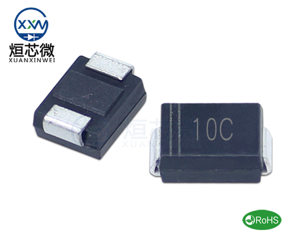 P6SMB10CA參數,TVS二極管P6SMB10CA瞬態(變)抑制二極管